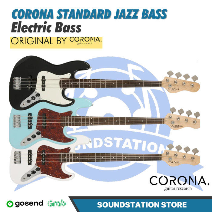 CORONA Standard Jazz Bass Electric Bass - Bass Elektrik