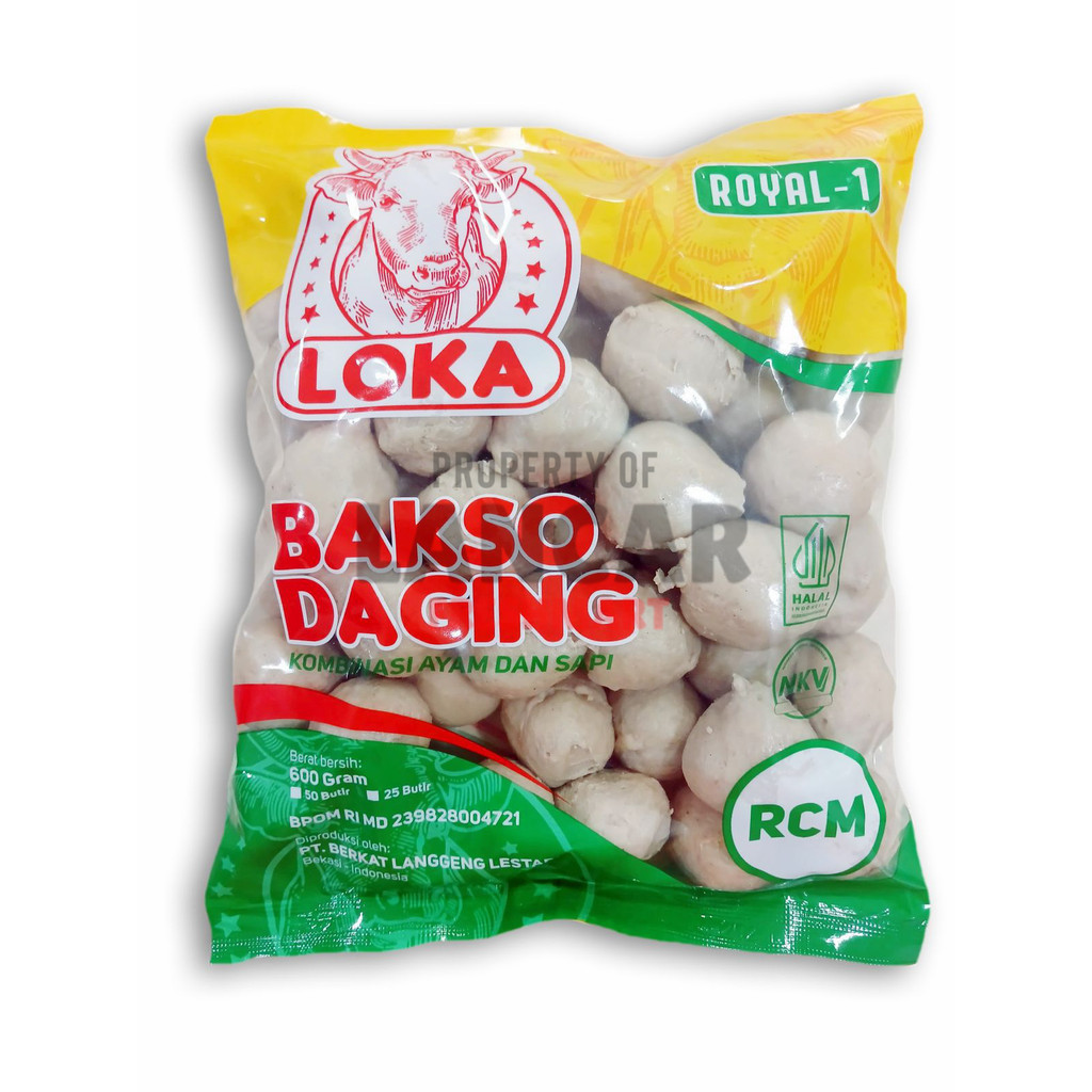 

LOKA BAKSO SAPI RCM SUPER ISI 50