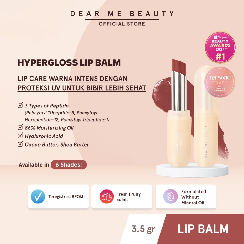 Dear Me Beauty Hypergloss Lip Balm Rachel Rene Lala Lia Winna Sonya Lip Balm Dear Me Beauty