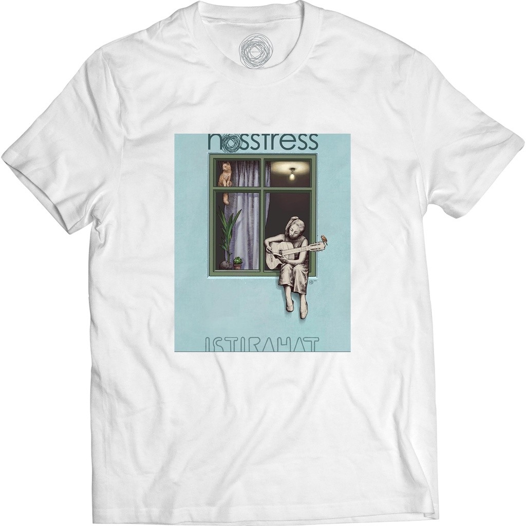T-shirt Merchandise Band Nosstress Artwork | Istirahat | Tanam Saja