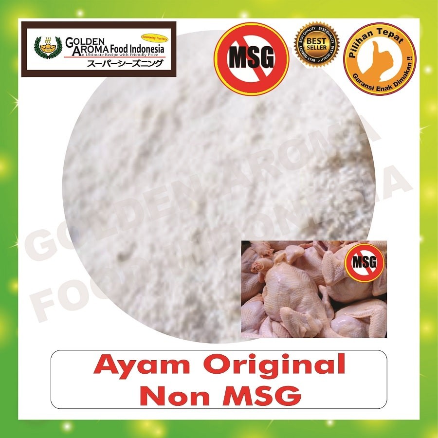 

Bubuk Tabur Rasa ayam original Non MSG 1Kg Bumbu Masak Serbaguna Enak Murah Halal Seasoning Powder