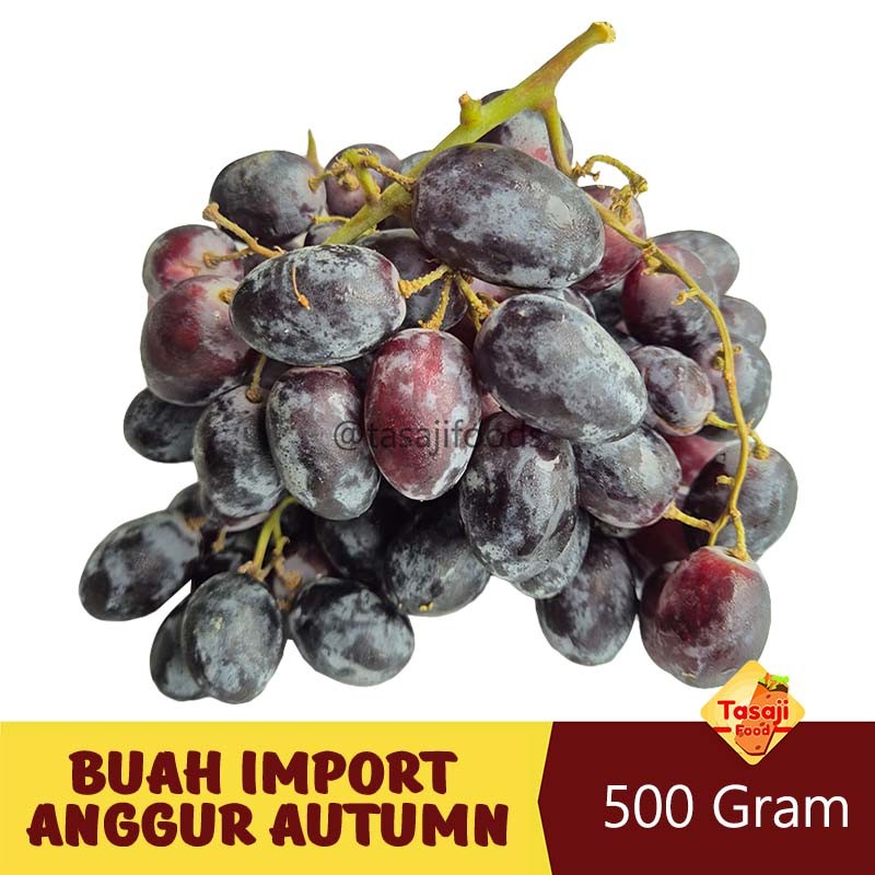 

Buah Import Anggur Autumn Hitam 500gr