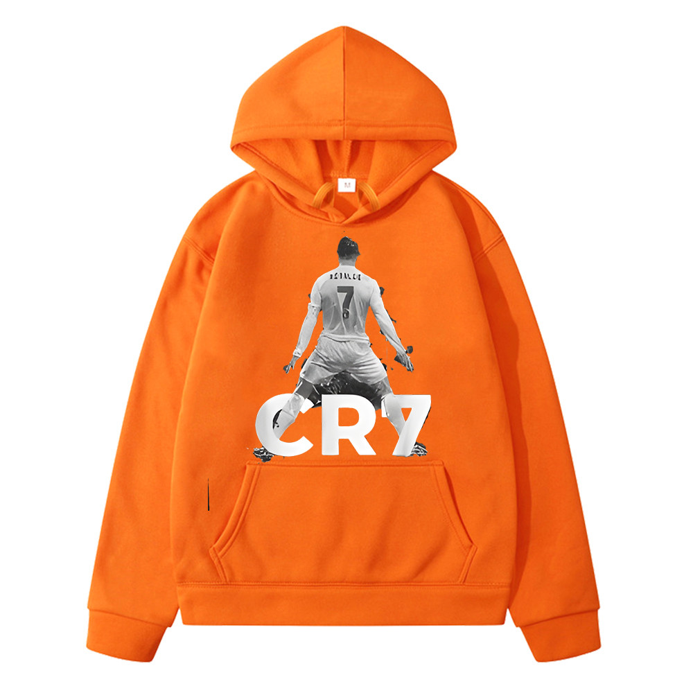 Football fan CR7 Autumn Hoodies Fleece Sweatshirt boy clothes y2k sudadera Casual anime hoodie Jacke