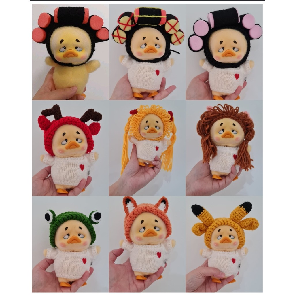 READY WIG AKSESORIES FOR UPSET DUCK/WIG ROLL/BANDANA/KOPLOK/BONEKA UPSET DUCK/WIG ONLY/