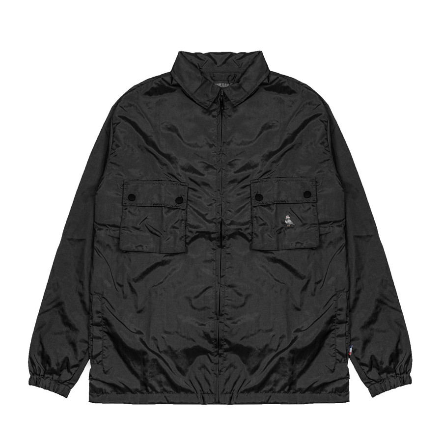 Hooligans Jacket Overshirt Owen Black