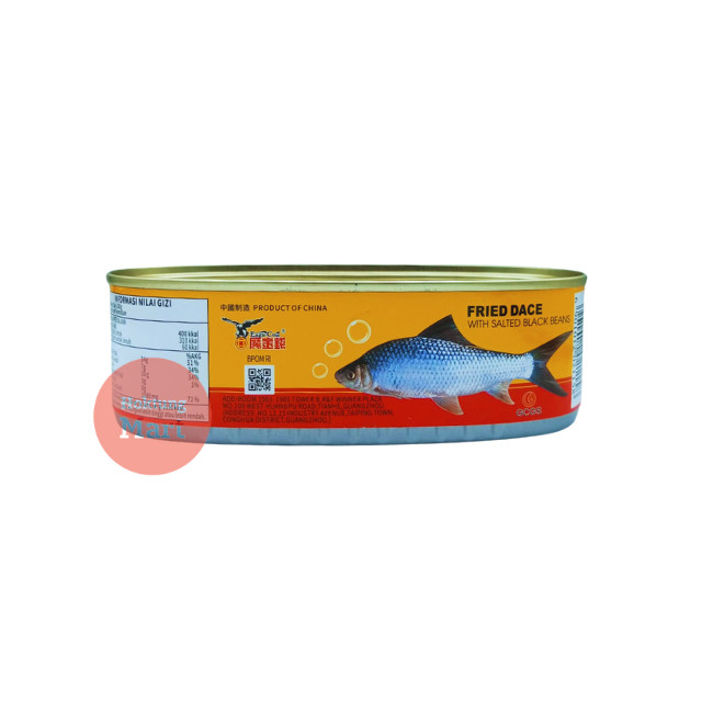 

Eagle Coin Fried Dace with Salted Black Beans / Ikan Tausi Kaleng 184gr