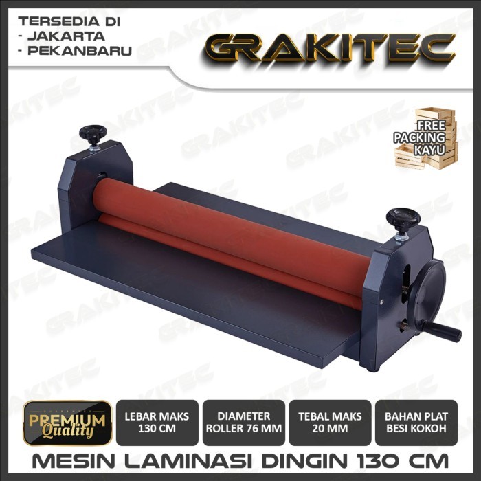 

Mesin Laminasi Dingin / Alat Laminating Dingin - 65CM+KAYU