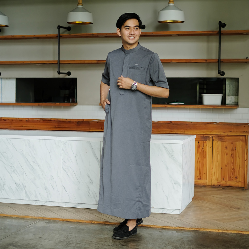 SAMASE R070 JUBBA EXCLUSIVE THOBE SEMI WOOL | SHORT SLEEVE