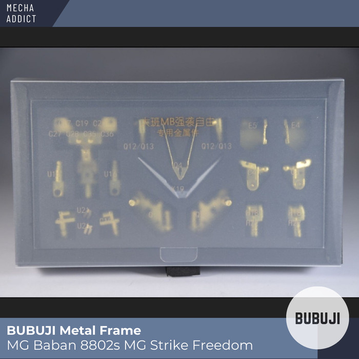 Metal Gold Anodized Parts for DABAN 8802s MG Strike Freedom Gundam by Bubuji