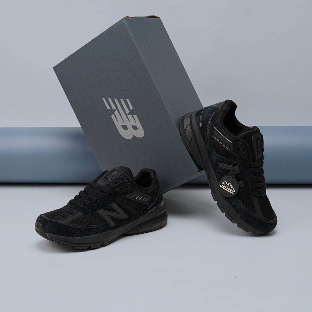 NB New Balance 990 v5 Made In USA 'Black' " SKU M990BK5" Unisex  100%