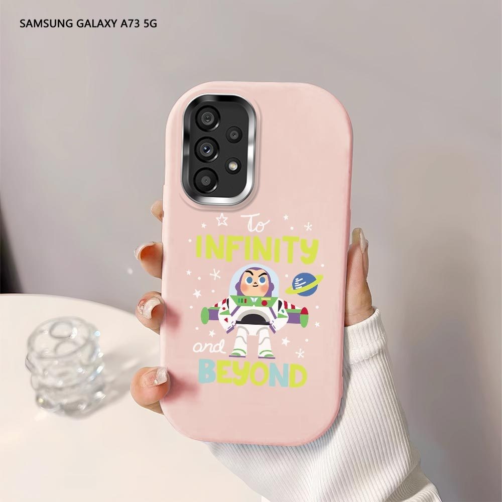 Untuk Samsung Galaxy A73 A53 A33 5G A23 A13 4G Anime Toy Story Back Cover Case Soft Original Liquid 