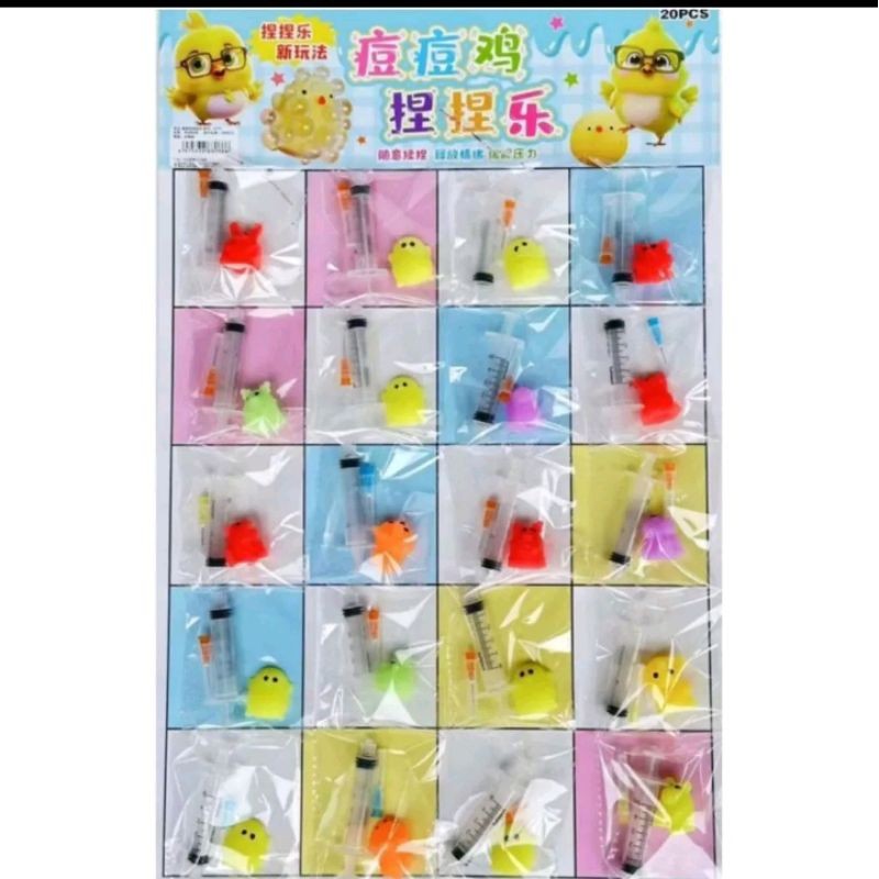 MAINAN SQUISHI SUNTIK//Suntik suntik ada boneka jelly nya