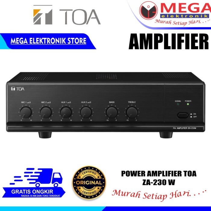 POWER AMPLIFIER TOA ZA-230 W / ZA 230 W / ZA230W