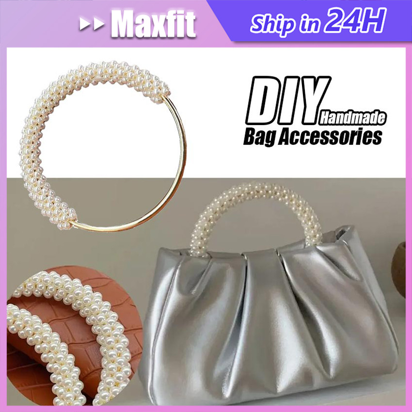 Handle Pegangan Tas Mutiara Alloy Untuk Tas Rajut Dan Tali Kur Ataupun Tas Jali