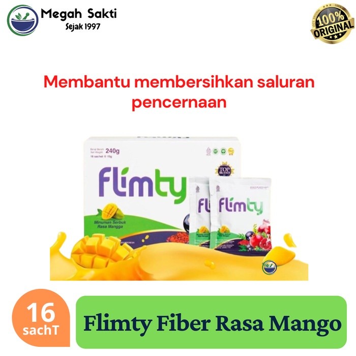 Surya Sakti - Flimty Fiber | Detox | Antidioksidan Rasa Mango