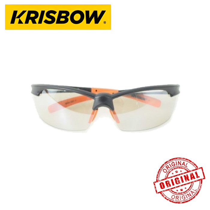 Kacamata Nosepad Spectacle KRISBOW SREP109 Clear Eye Protection Safety Glasses Kaca Mata Pelindung K