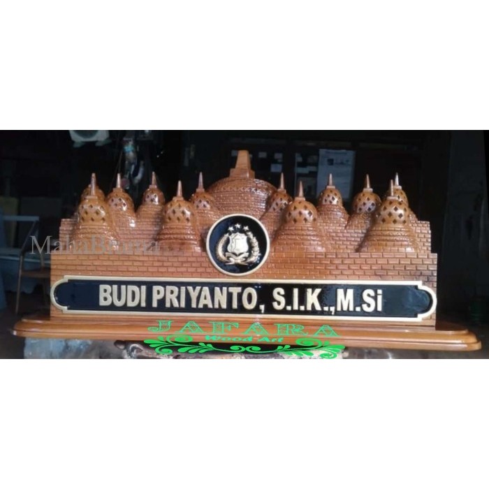 

Papan Nama Kayu Borobudur 3D (Ukiran Depan Belakang) MB3212