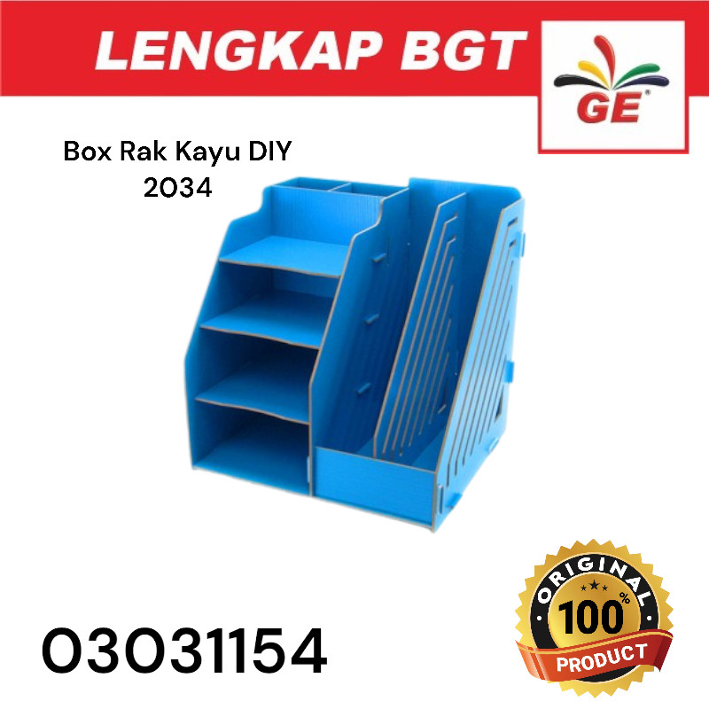 

Box Rak Kotak Kayu DIY File Box Organizer Desk 2034 - 03031154