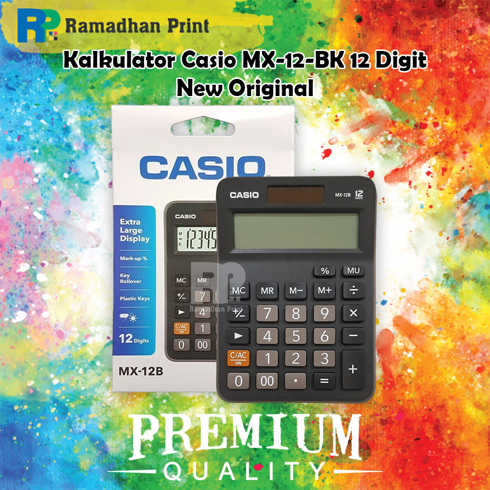 

Calculator Casio MX-12B Dekstop 12 Digits Kalkulator New Original