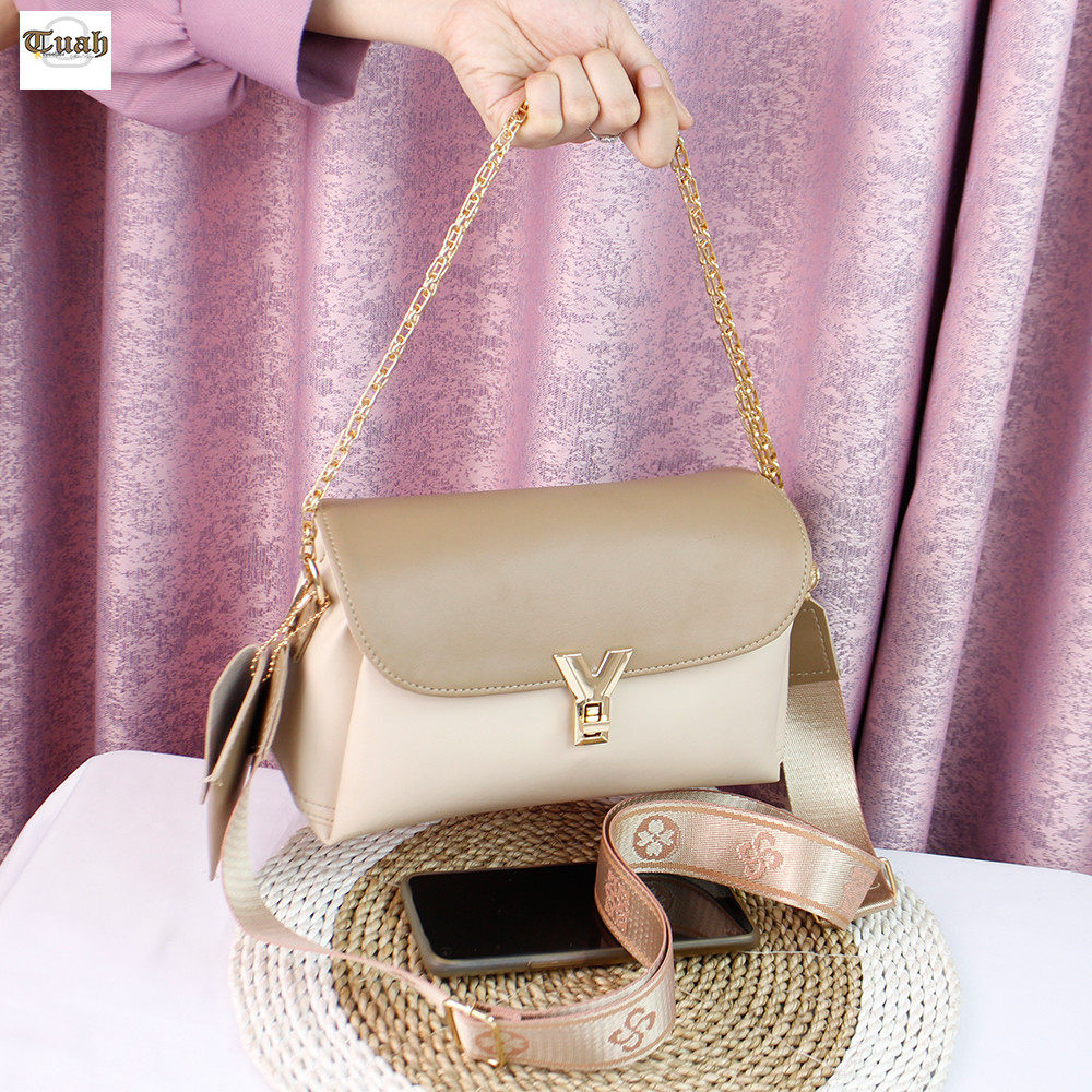 Tas Selempang Wanita Terbaru " CECILLA_STORE " SL Nagita 3 Ruang   Premium LokaL Semi Kw Series  hig