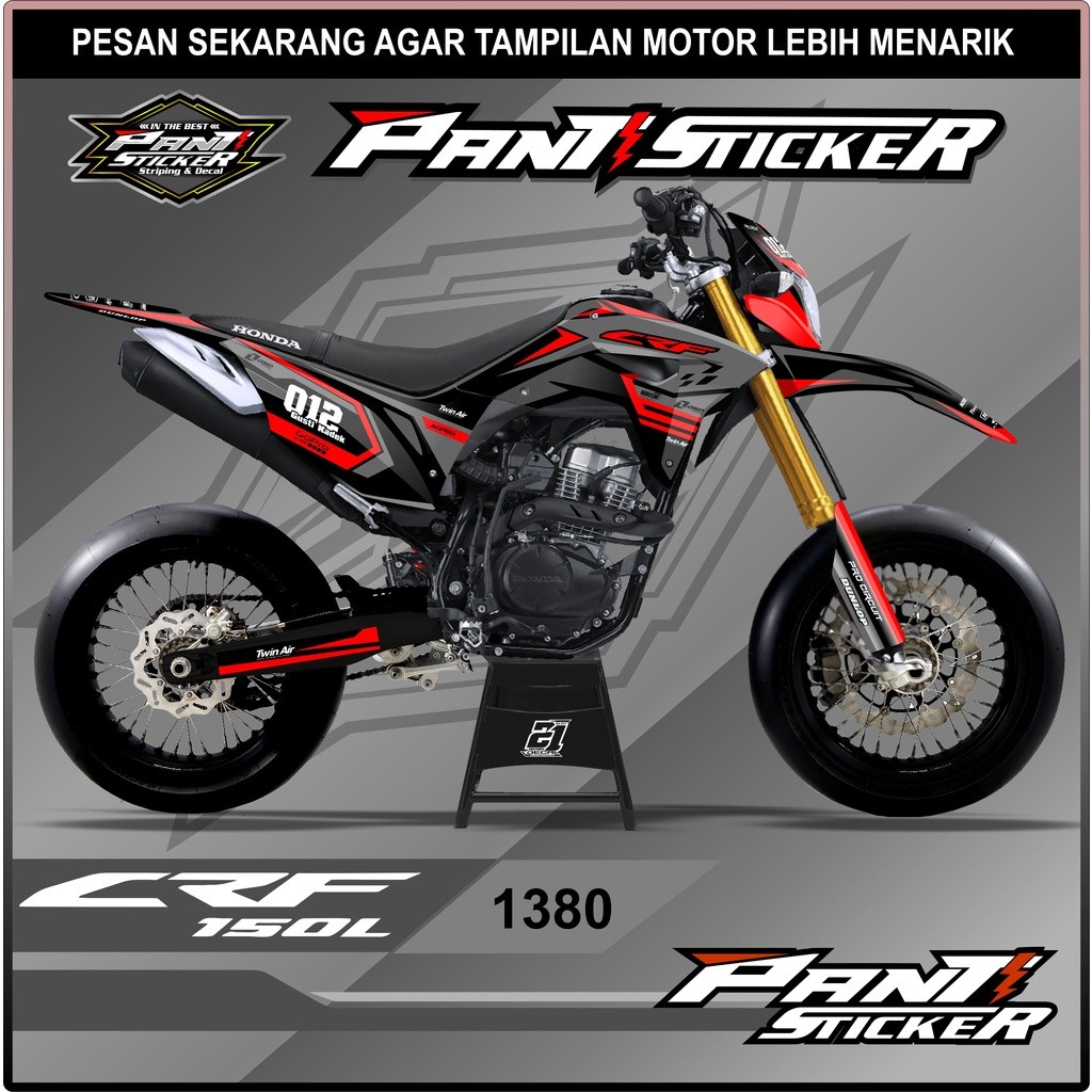 Decal Sticker Full Body CRF 150L New - Dekal CRF 150L Minimalis