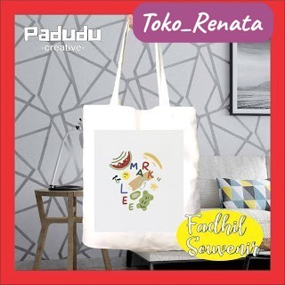 [READY] NCT mark Lee RESLETING ToteBag Tote Bag Wanita Bahan Drill Padudu Toko_Renata