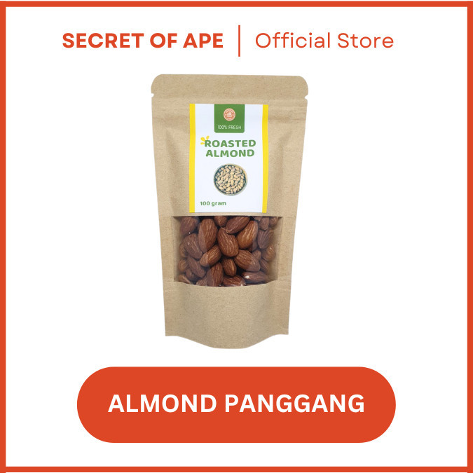 

Kacang Almon Panggang Roasted Almond Kupas Matang