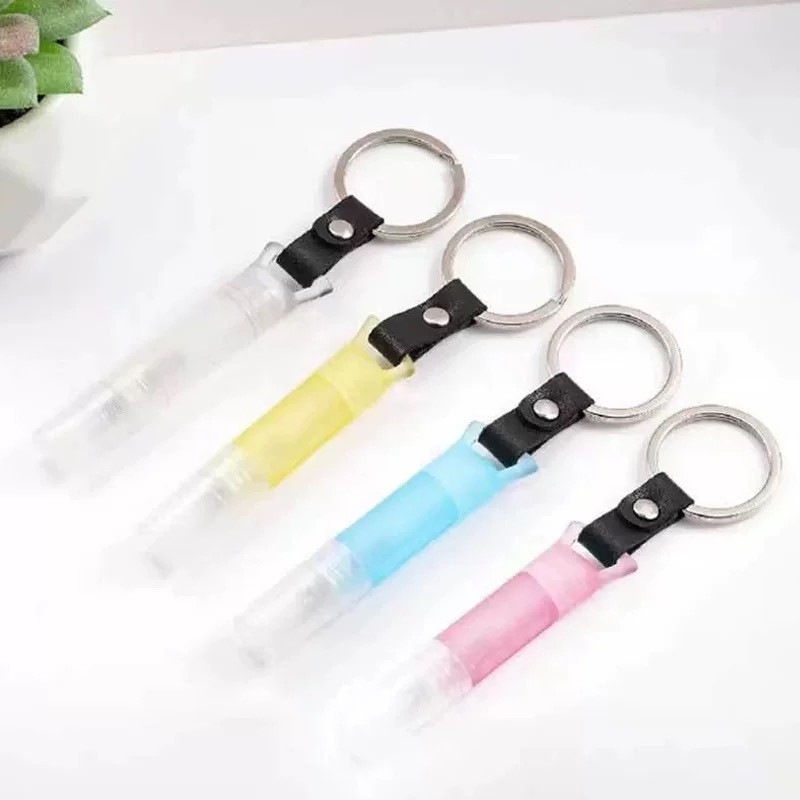 Botol Spray Mini 3ml Bentuk Gantungan Kunci Multifungsi Spray Bottle Portable