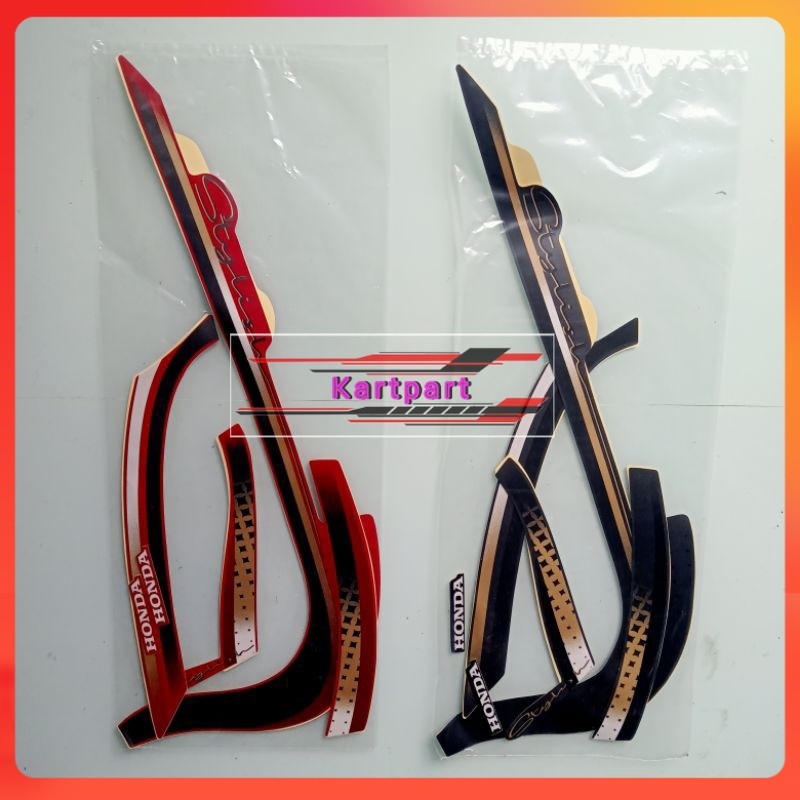 striping sticker Honda Scoopy stylish 2022 2023