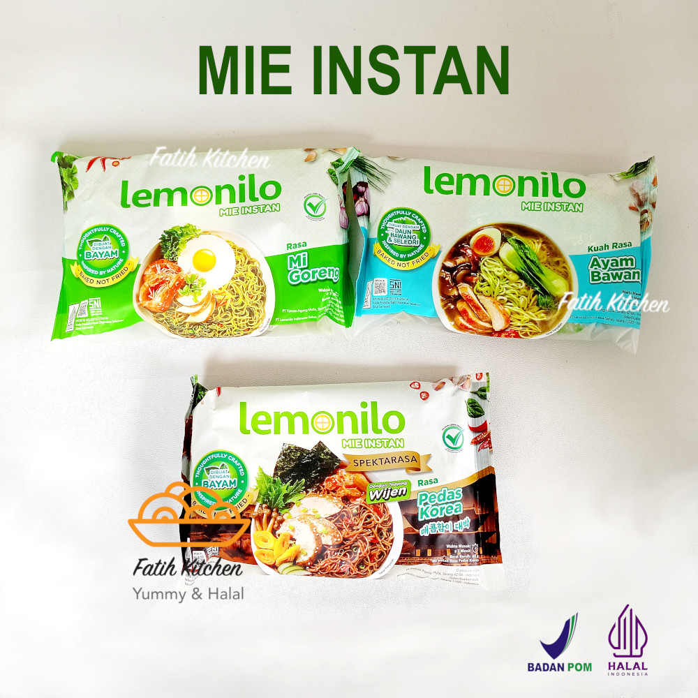 

LEMONILO Mie Instan Goreng, Pedas Korea, Kuah Ayam Bawang – Sehat Tanpa Pengawet & MSG