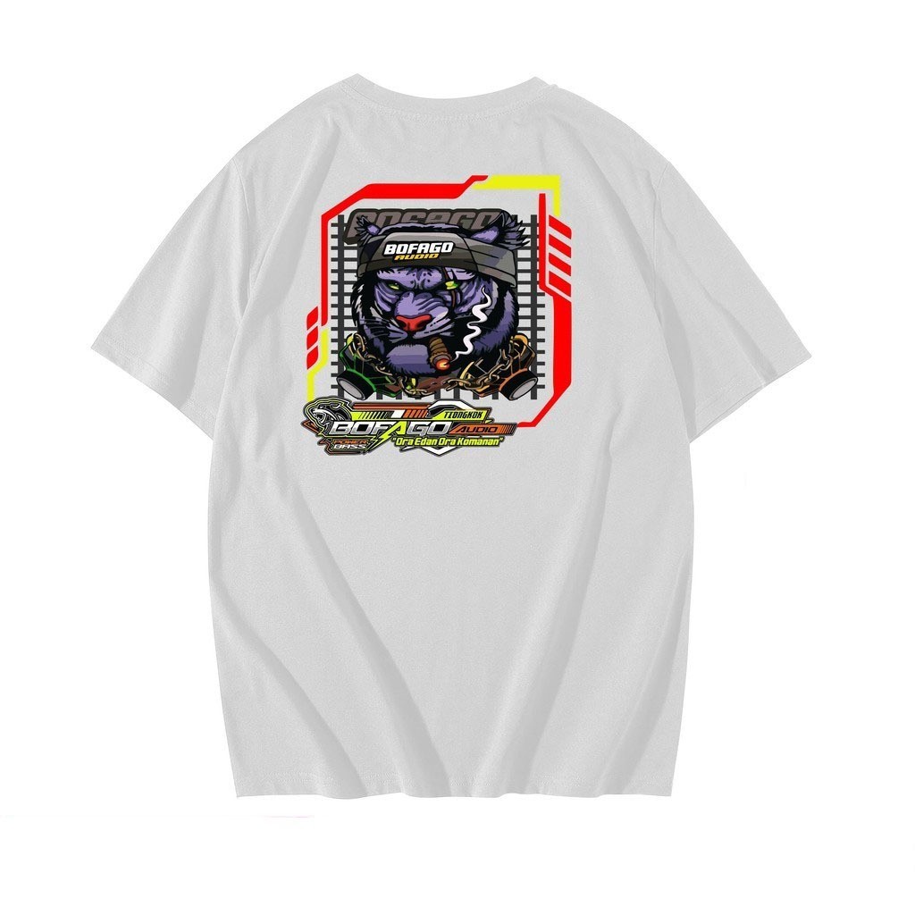 leisure Kaos baju T-SHIRT BOFAGO AUDIO Jawa Timur Horeg Katun combed feat team sirkus COTTON COMBED 