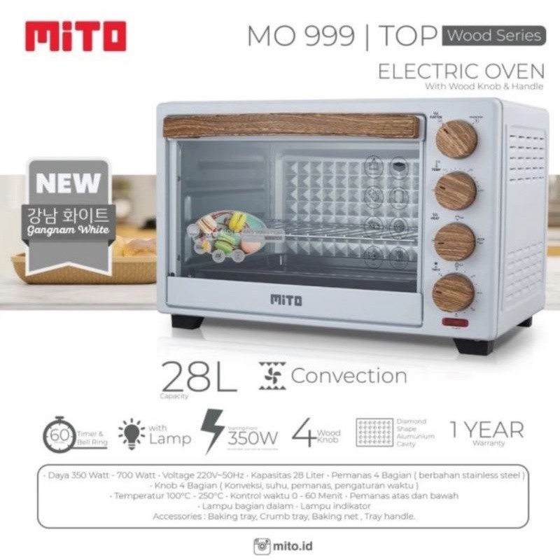 MITO Electric Oven TOP 28L MO 999 / MO999 / Oven Mito / Oven Top Mito MO999