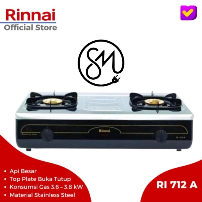 Kompor Gas Rinnai RI-712A Jumbo