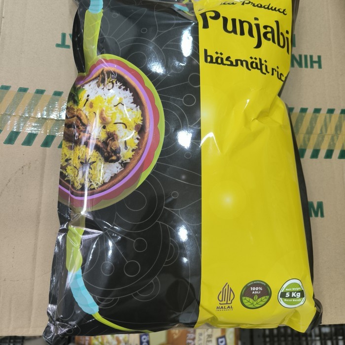 

beras basmati punjab. 5 kg harga 150,000