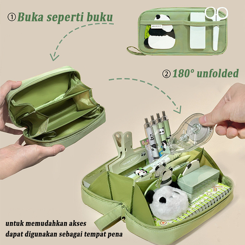 

Kotak pensil sederhana transparan, kotak pensil kapasitas besar untuk anak laki-laki dan perempuan