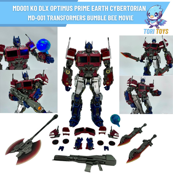 MD-001 KO DLX Optimus Prime Transformers Bumblebee Movie threezero optimus prime robot