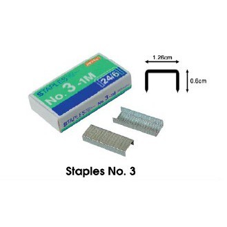 

Ecer Staples / Isi Stapler/ Isi Jepretan Kertas Joyko No.3-1M