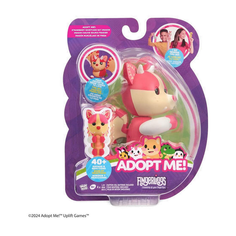 Fingerlings X Adopt Me Kitsune Fgl3252 Diecast Miniatur Kendaraan Koleksi Mobil Original Nusavella