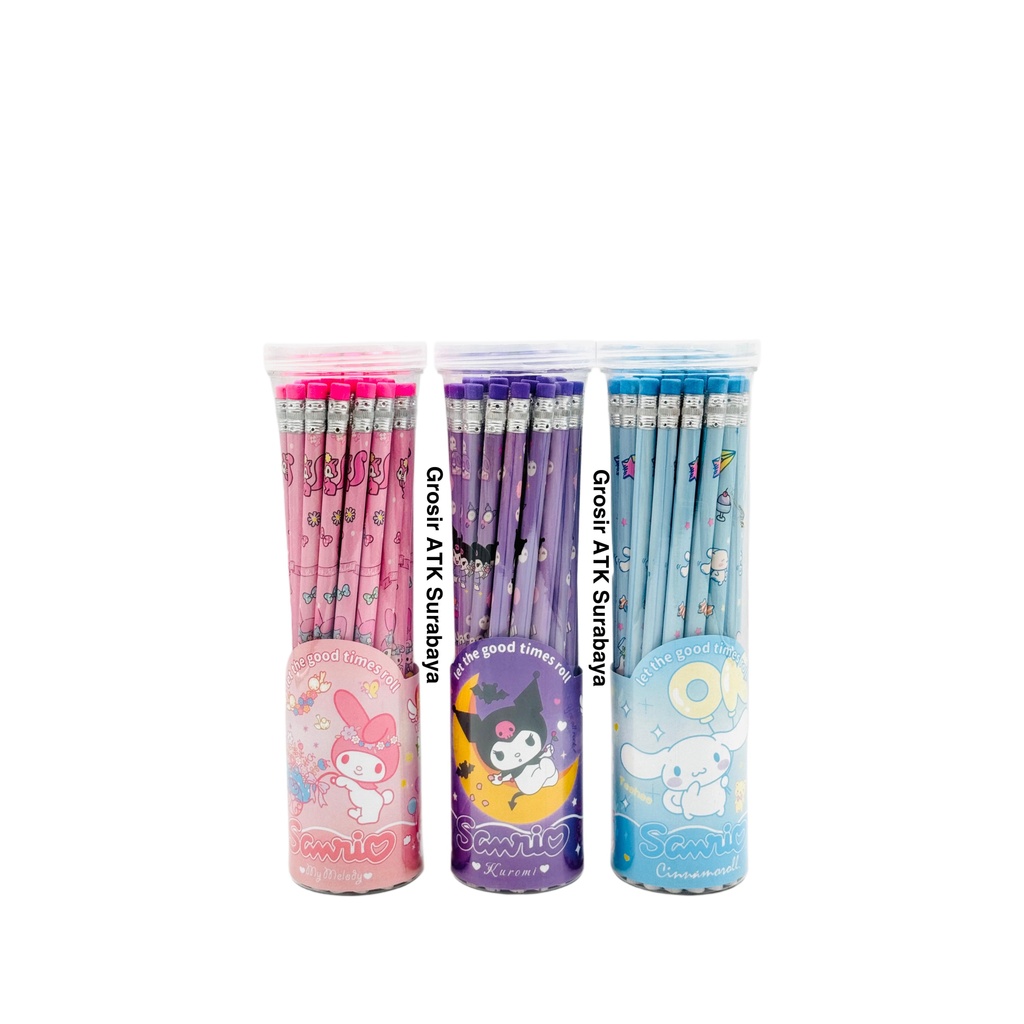 

( DAPAT 1 TABUNG ) PENSIL TABUNG YB-009 Sanrio Kuromi Cinnnamoroll My Melody