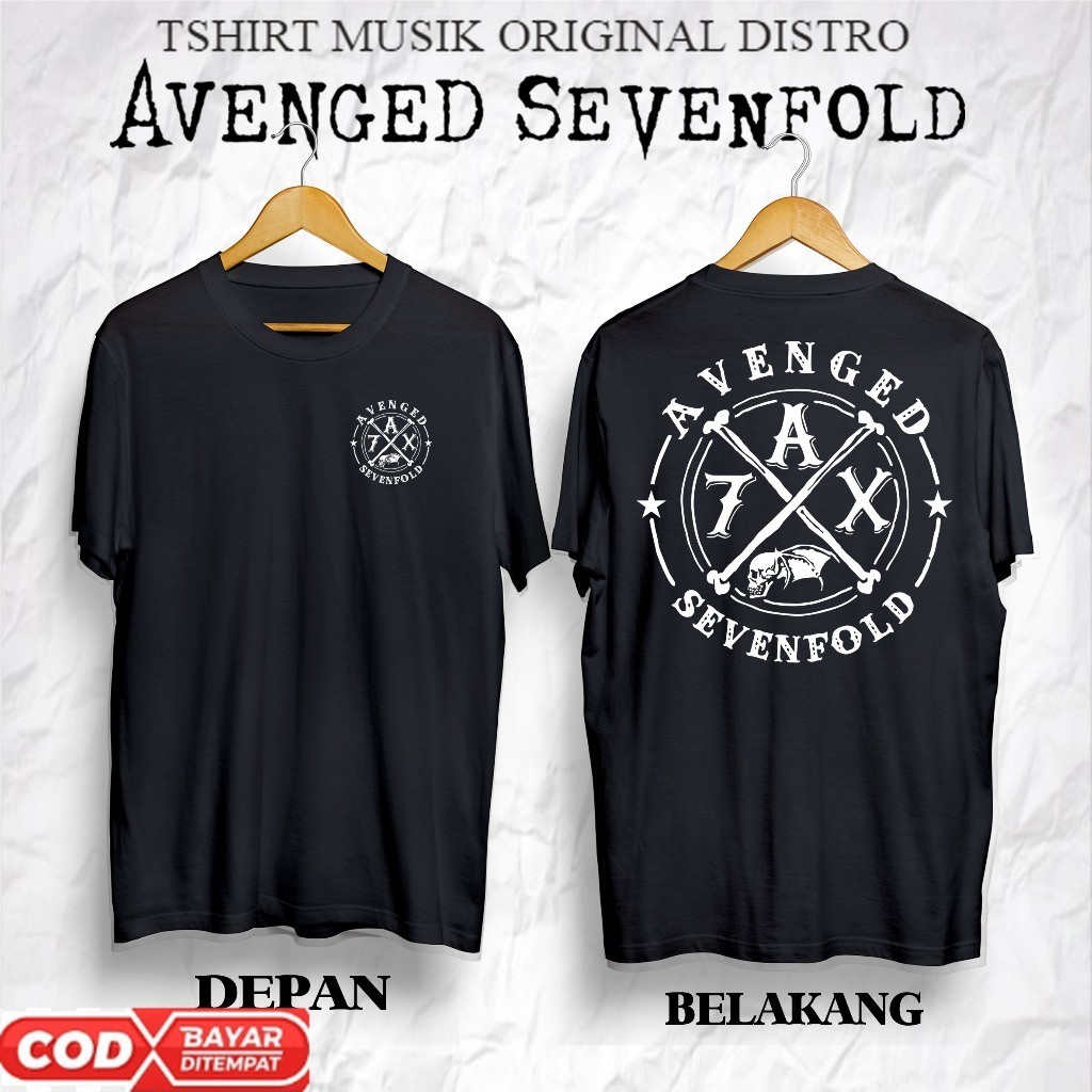 tshirt avenged sevenfold A7X Shadows The Rev Synyster Gate Heavy Metal Hard rock Metalcore Cotton24S