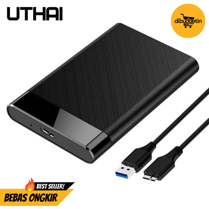 External SATA SSD HDD Case Enclosure 2.5 Inch USB 3.0 High Speed - UTHAI YPH-119