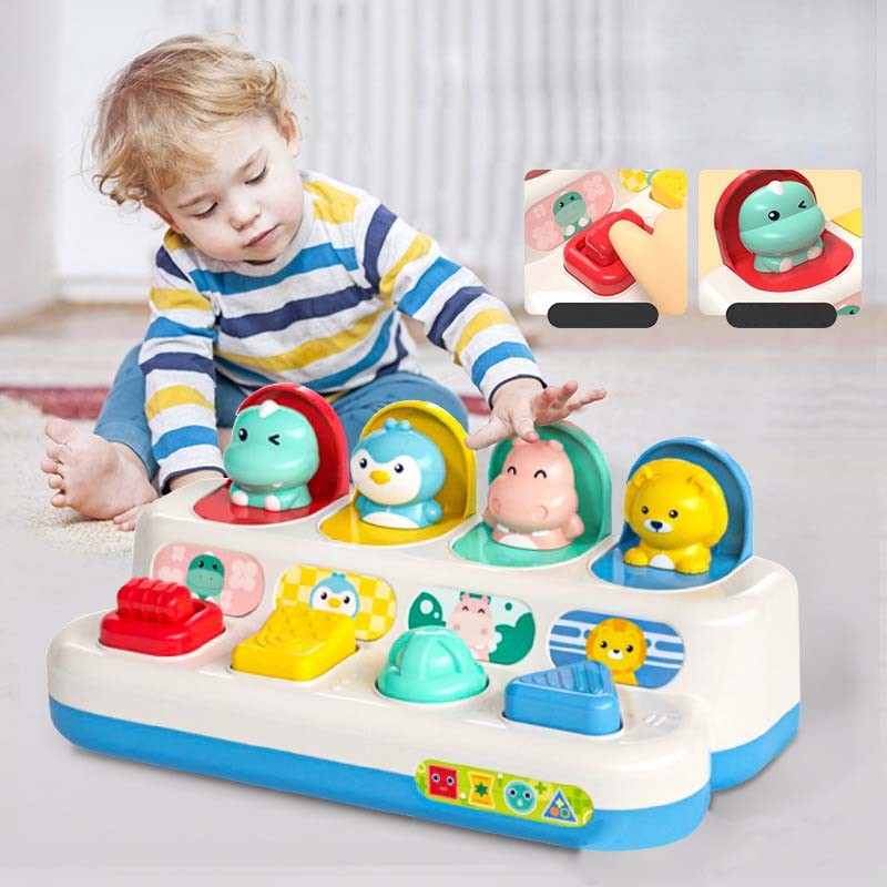 

Interactive Activity Pop Up Toy for Babies Cause and Effect Toy Baby Development Games Montessori Educational Learning Toys