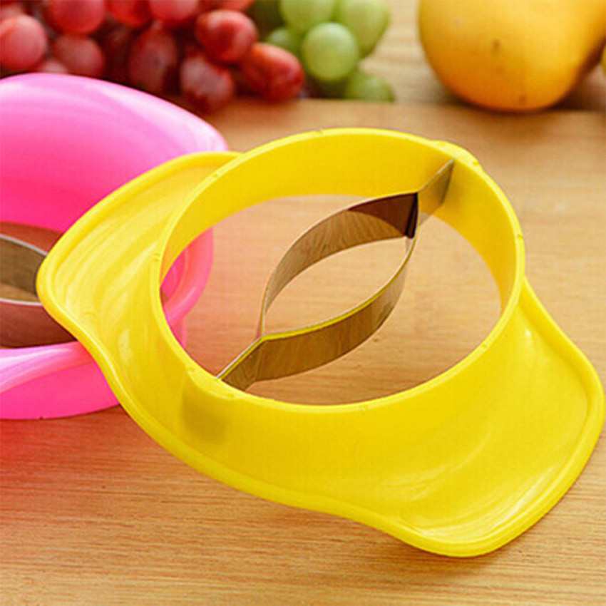 Alat Potong Mangga Unik - Mango Slicer Cutter Stainless Steel - Pemotong Buah Mangga Persik