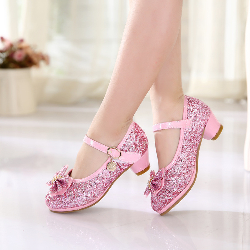 Sandal Putri Anak-anak 5 Warna Sepatu Perempuan Sepatu Hak Tinggi Sepatu Sepatu untuk Anak Perempuan