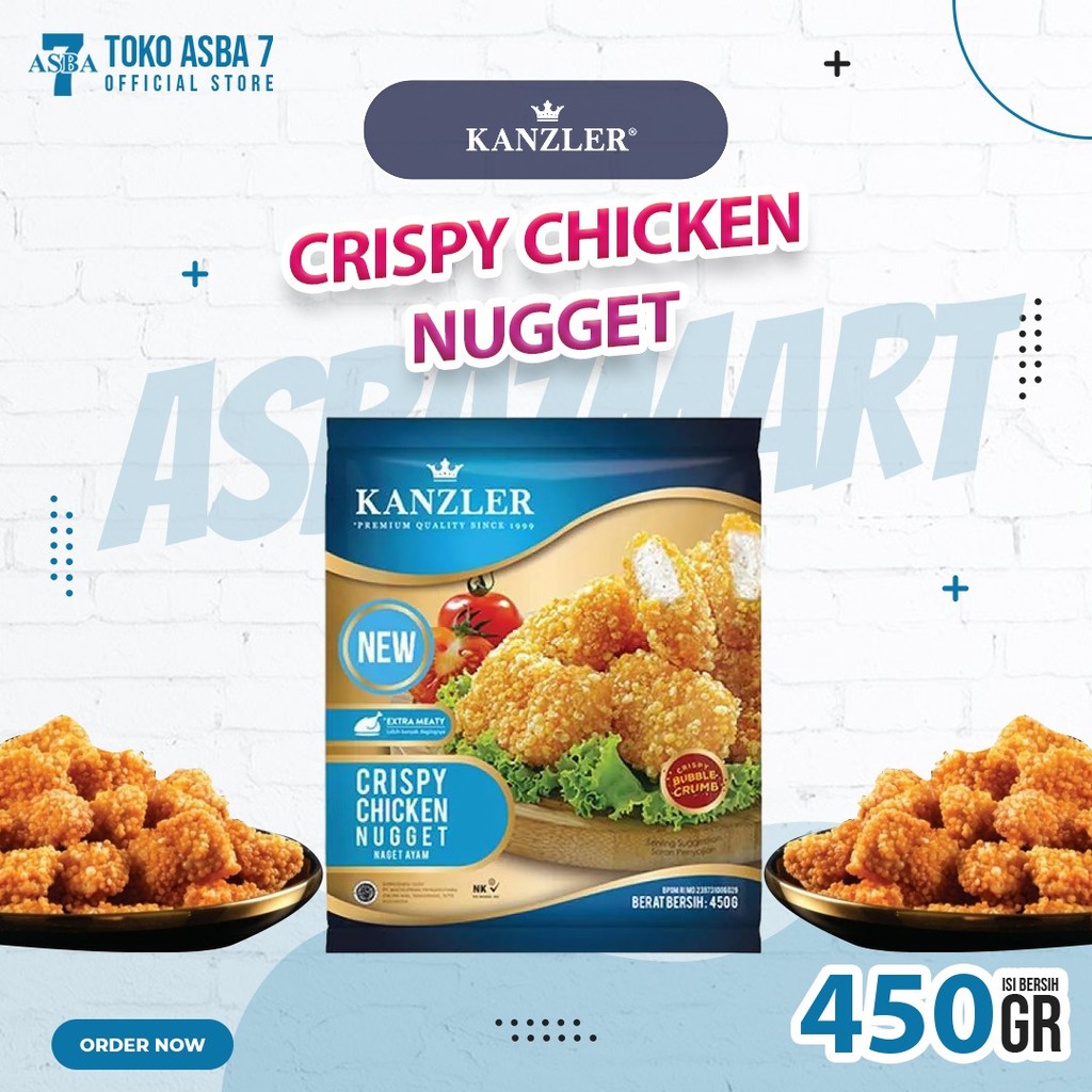 

KANZLER CRISPY CHICKEN NUGGET 450G