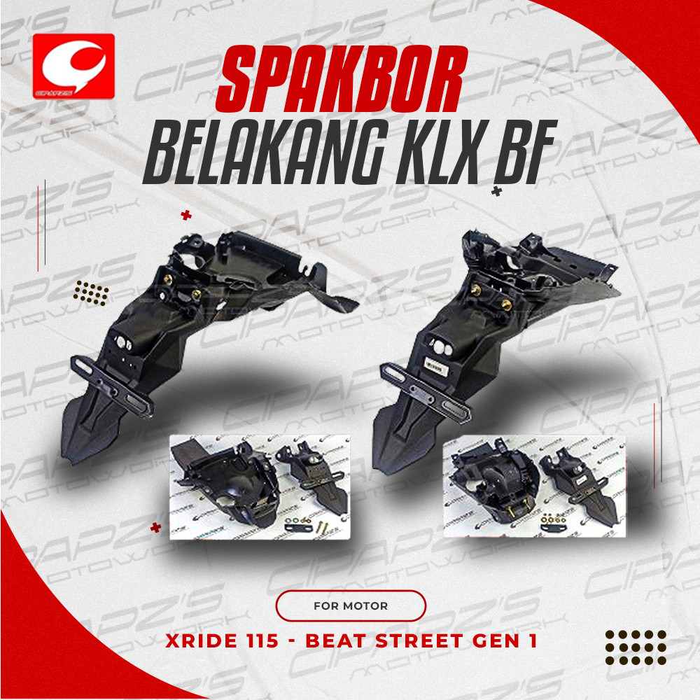 Spakbor Belakang KLX BF PNP Xride 115 - Upgrade Tampilan Motor Anda