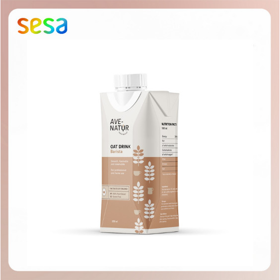

AVE NATUR Oat Drink Barista 250ml - NO Addes SUGAR & PERSERVATIVES