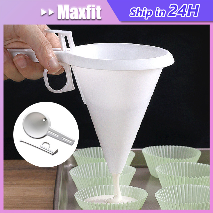 Dispenser Adonan Kue Praktis Corong Adonan / Alat Penuang Corong Adonan Kue Dispenser Dengan Tuas