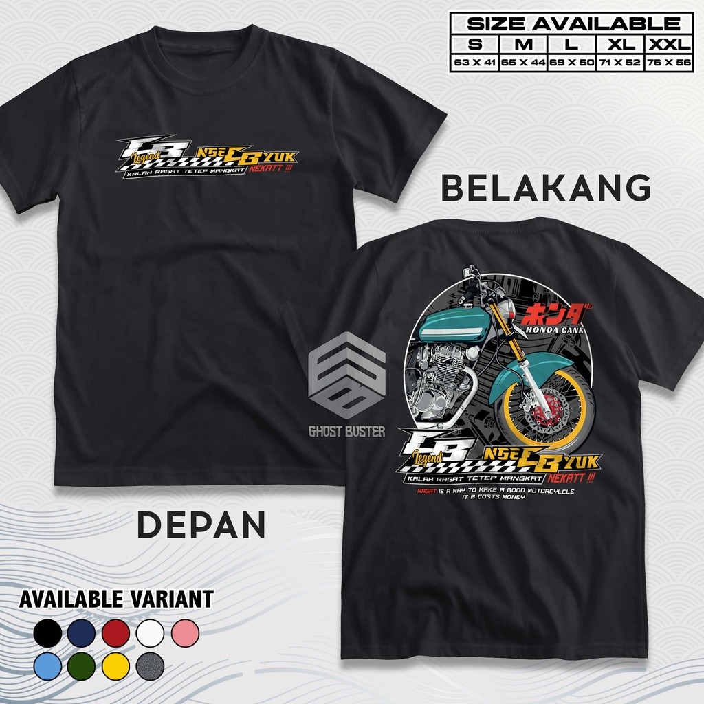 Kaos Racing Honda Gank NgeCB Yuk Kalah Ragat Tetep Mangkat Baju Distro Motor Herex Tshirt Otomotif G