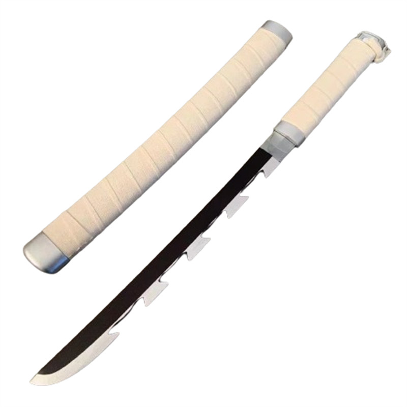 Hashibira Inosuke Anime Cosplay 24inch Sword Katana Role Play Hagashi Akihito 60cm Bamboo Model Weap